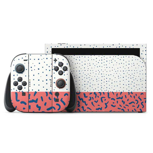 Polka Dot Split Nintendo Switch 2 (2025) with Joy-Con Skin